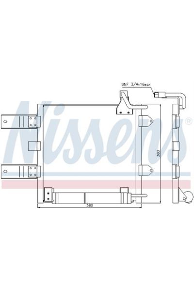 Condensatore, Climatizzatore NISSENS 123-94446