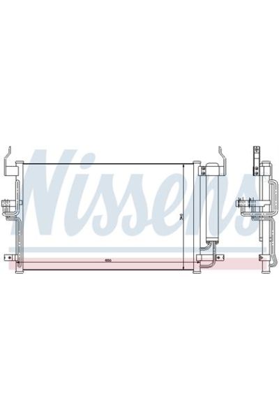 Condensatore, Climatizzatore NISSENS 123-94448