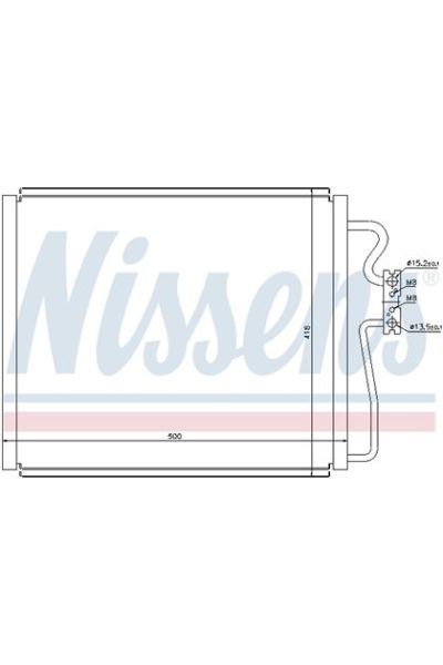 Condensatore, Climatizzatore NISSENS 123-94528
