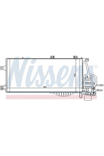 Condensatore, Climatizzatore NISSENS 123-94548