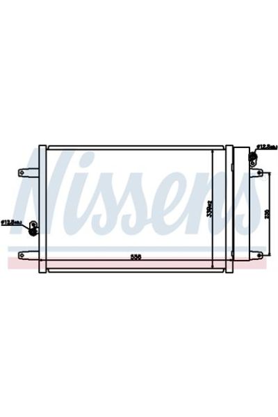 Condensatore, Climatizzatore NISSENS 123-94575
