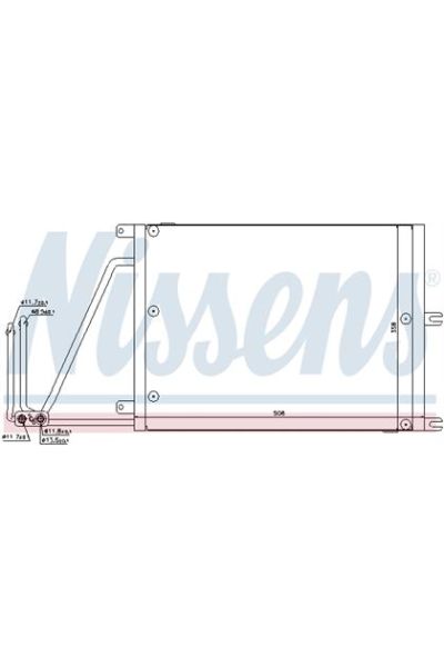 Condensatore, Climatizzatore NISSENS 123-94623