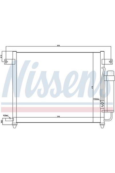 Condensatore, Climatizzatore NISSENS 123-94640