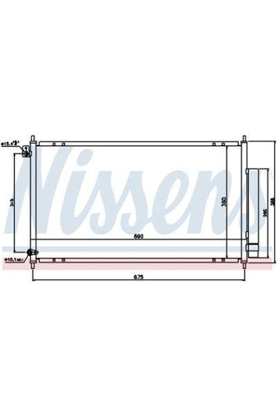 Condensatore, Climatizzatore NISSENS 123-94732
