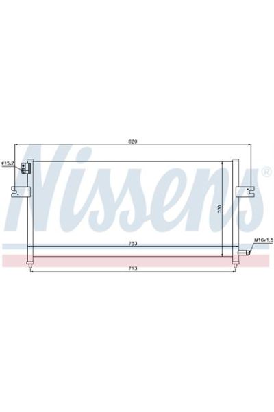 Condensatore, Climatizzatore NISSENS 123-94759