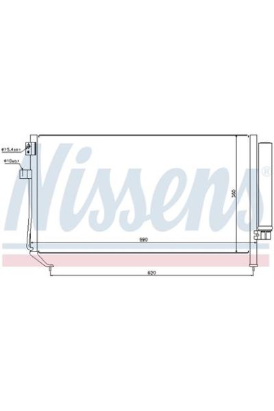 Condensatore, Climatizzatore NISSENS 123-94848