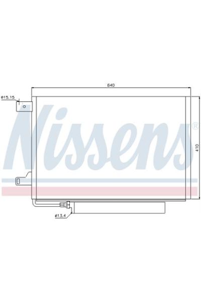 Condensatore, Climatizzatore NISSENS 123-94911