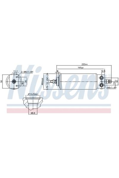 Essiccatore, Climatizzatore NISSENS 123-95039