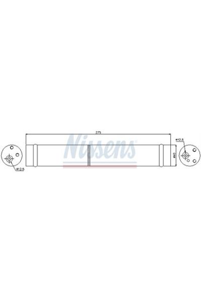 Essiccatore, Climatizzatore NISSENS 123-95312