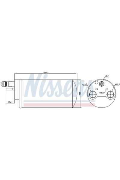 Essiccatore, Climatizzatore NISSENS 123-95341