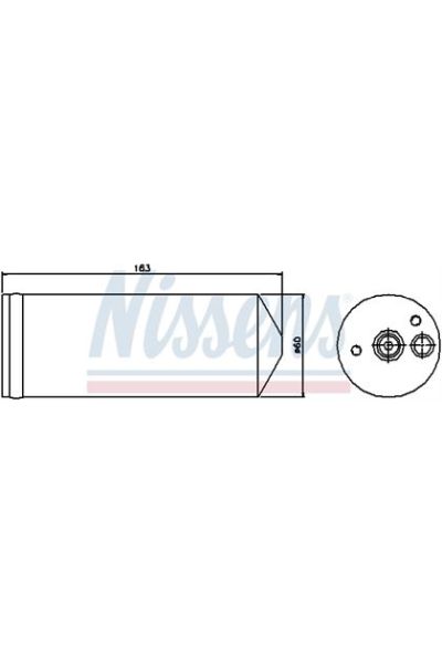 Essiccatore, Climatizzatore NISSENS 123-95362