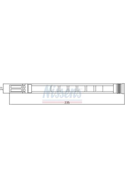 Essiccatore, Climatizzatore NISSENS 123-95387