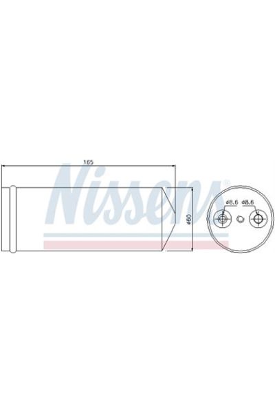 Essiccatore, Climatizzatore NISSENS 123-95437