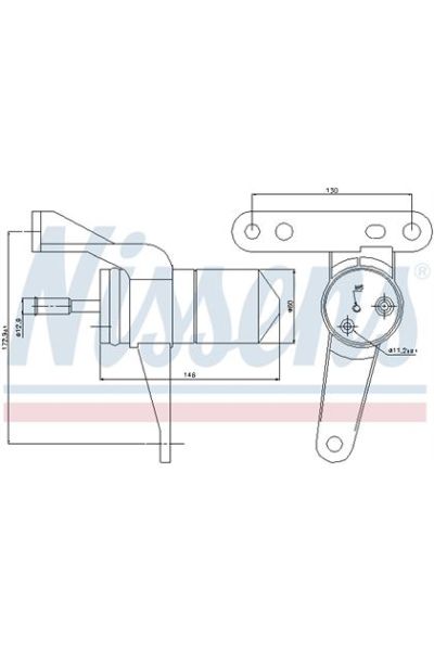 Essiccatore, Climatizzatore NISSENS 123-95471