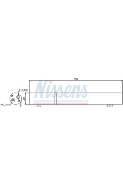 Essiccatore, Climatizzatore NISSENS 123-95487