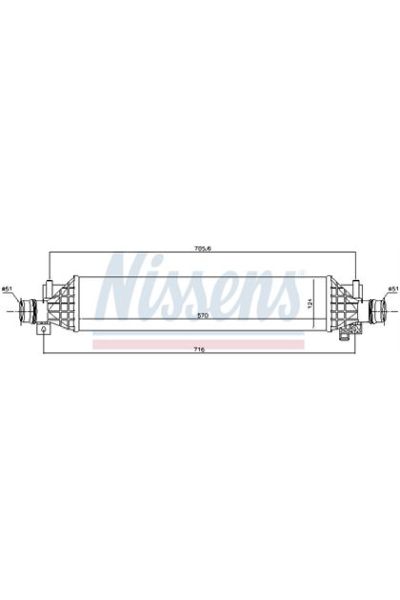 Intercooler NISSENS 123-96375