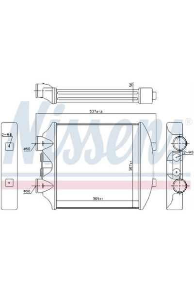 Intercooler NISSENS 123-96405