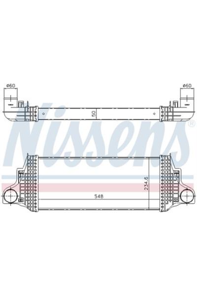 Intercooler NISSENS 123-96419