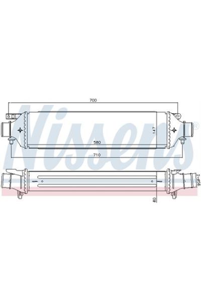 Intercooler NISSENS 123-96477