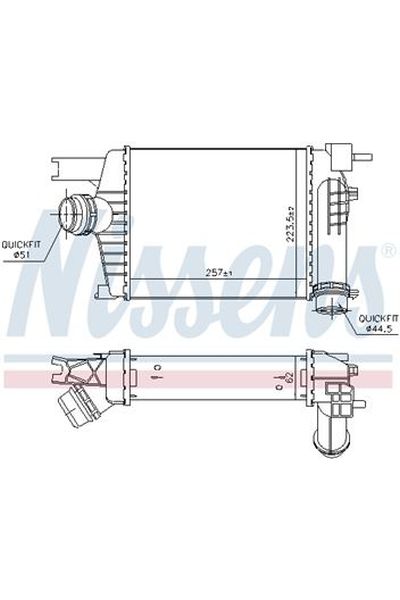 Intercooler NISSENS 123-96479