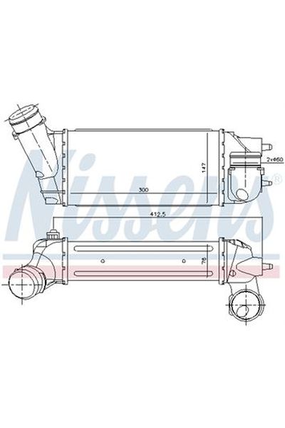 Intercooler NISSENS 123-96518