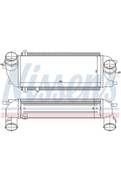 Intercooler NISSENS 123-96537