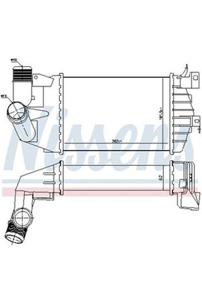 Intercooler NISSENS 123-96587