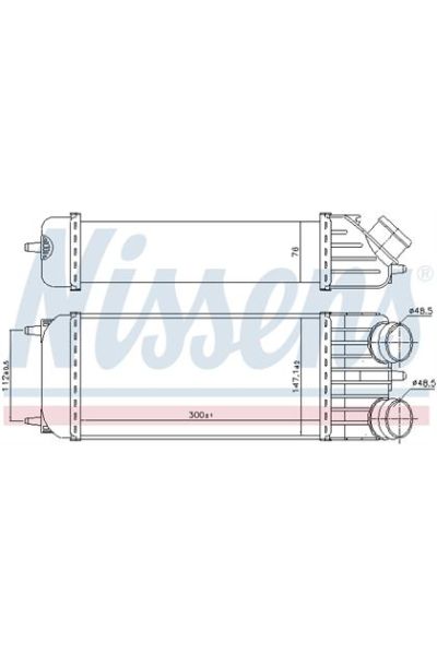 Intercooler NISSENS 123-96612
