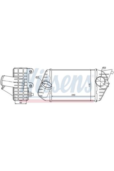 Intercooler NISSENS 123-96700