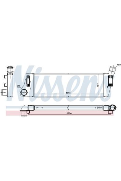Intercooler NISSENS 123-96728