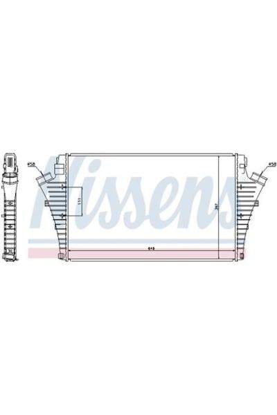 Intercooler NISSENS 123-96748