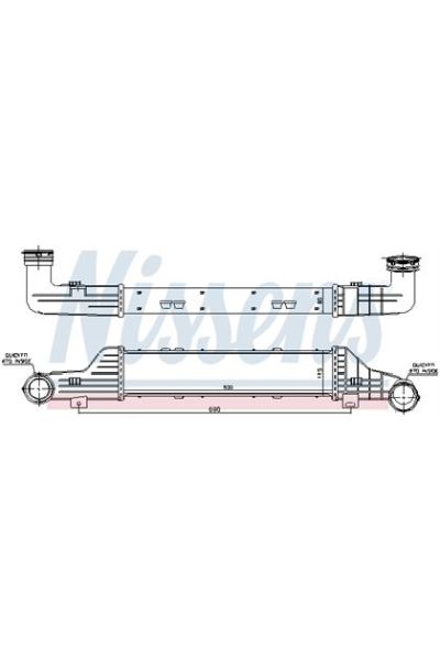 Intercooler NISSENS 123-96784