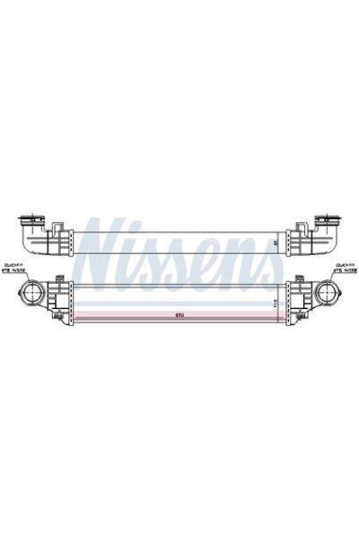 Intercooler NISSENS 123-96785