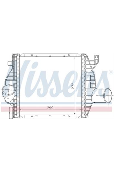 Intercooler NISSENS 123-96843