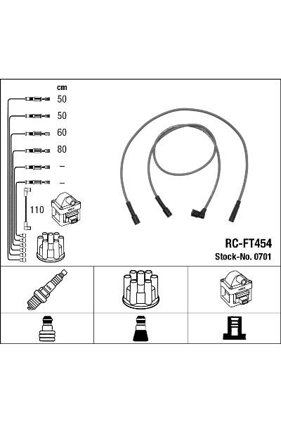 Kit di zerbini ngk 15-0701