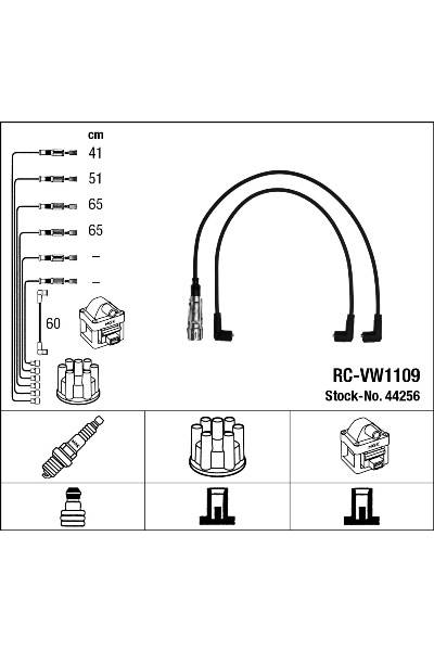 Set di cavi di accensione ngk 15-44256