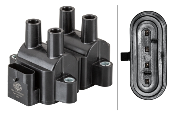 Bobina di accensione hella 2-5DA 193 175-391