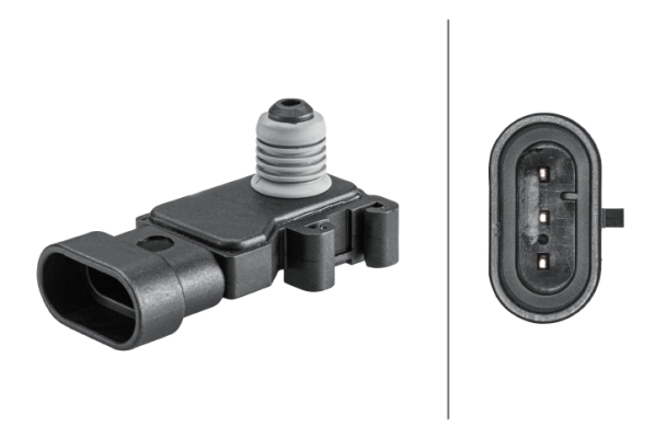 Sensore, pressione di sovralimentazione hella 2-6PP 358 152-141