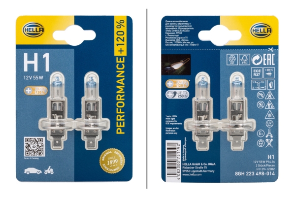 Lampadina, Fendinebbia hella 2-8GH 223 498-014
