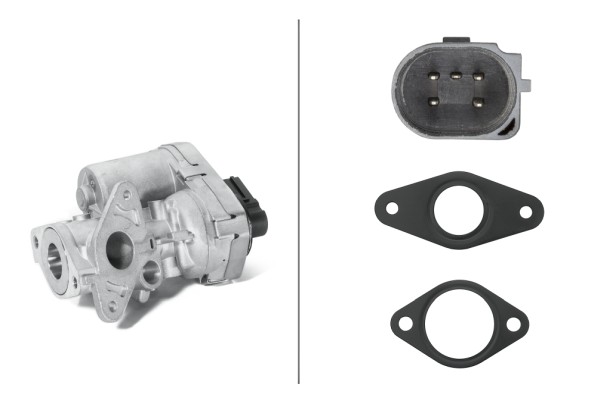 Valvola ricircolo gas scarico-EGR hella 2-6NU 010 171-461