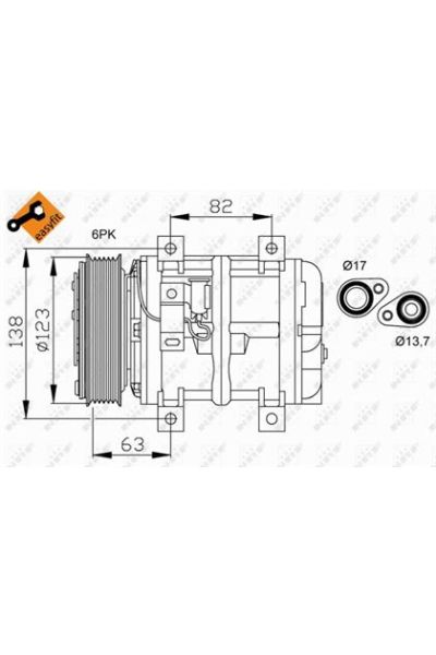 Compressore, Climatizzatore NRF 32112