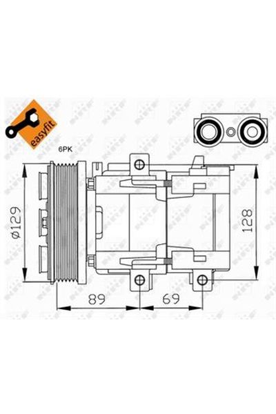 Compressore, Climatizzatore NRF 32212