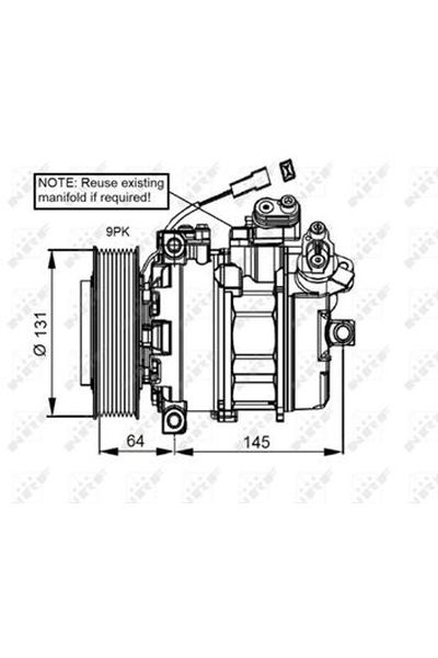 Compressore, Climatizzatore NRF 32821