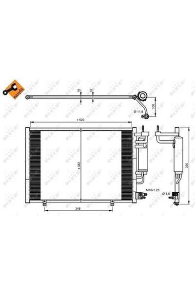 Condensatore, Climatizzatore NRF 350205