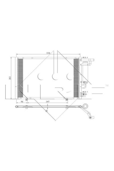 Condensatore, Climatizzatore NRF 350396