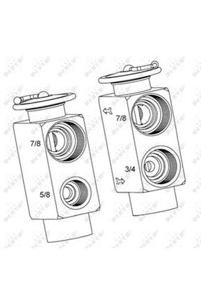 Valvola ad espansione, Climatizzatore NRF 38393
