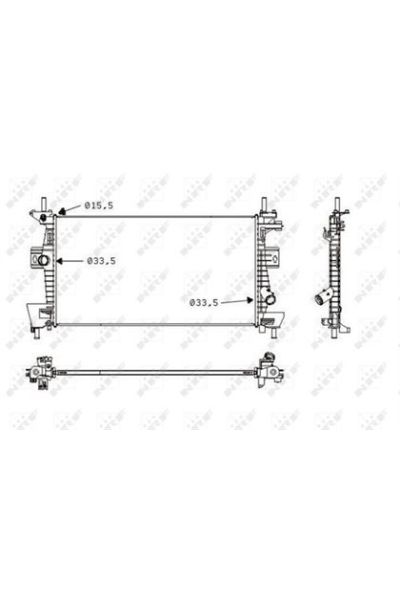 Radiatore, Raffreddamento motore NRF 58487