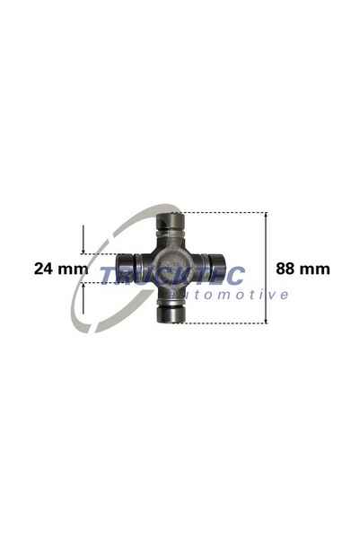 Giunto, Albero longitudinale TRUCKTEC AUTOMOTIVE 209-02.34.042