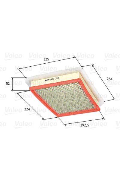 Filtro aria valeo 21-585069