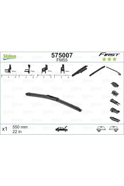 Spazzola tergi valeo 21-575007
